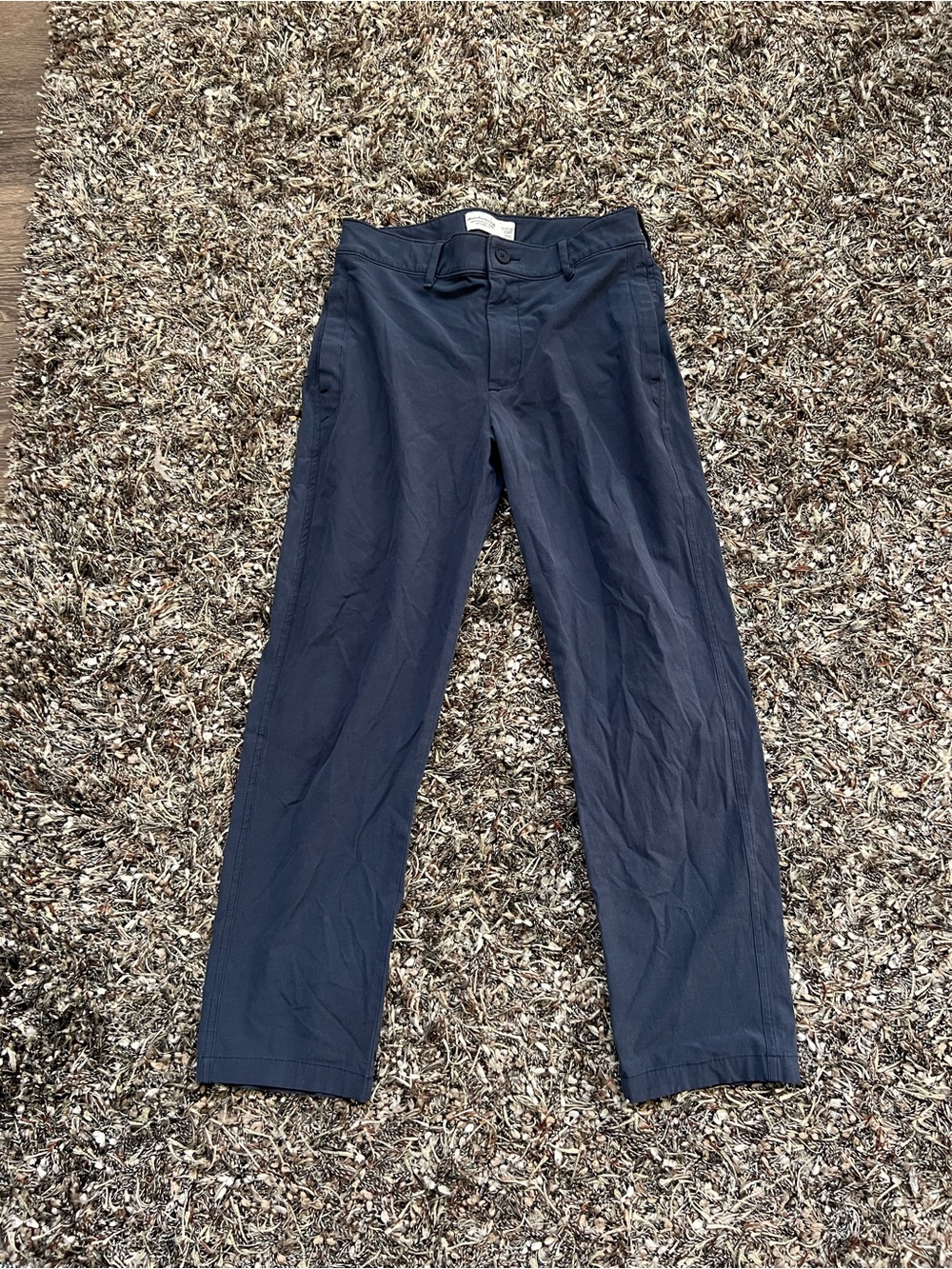 Abercrombie Kids Boys Navy Performance Chino Pants 13/14 Short